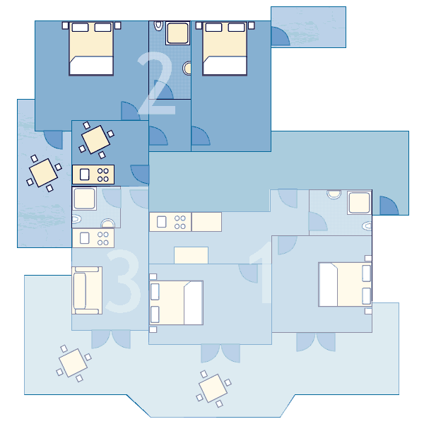 Schema essenziale dell'appartamento - 2 - 4+1